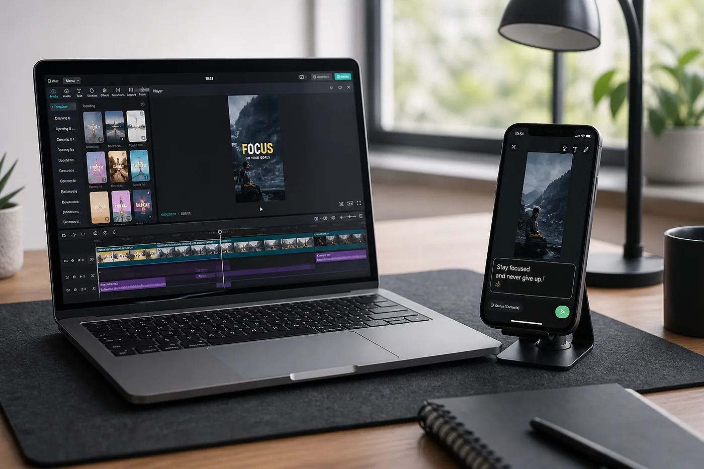 Edit clean TikTok clips for Status and CapCut
