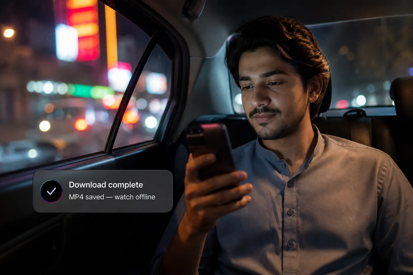 Save TikTok video offline on phone