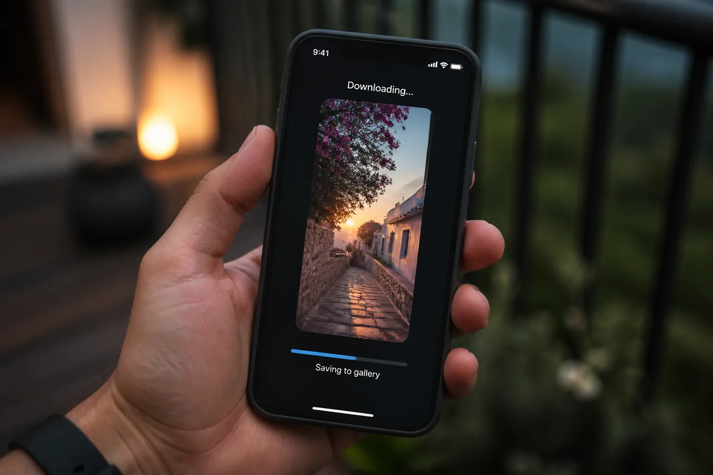 Save TikTok story to phone gallery