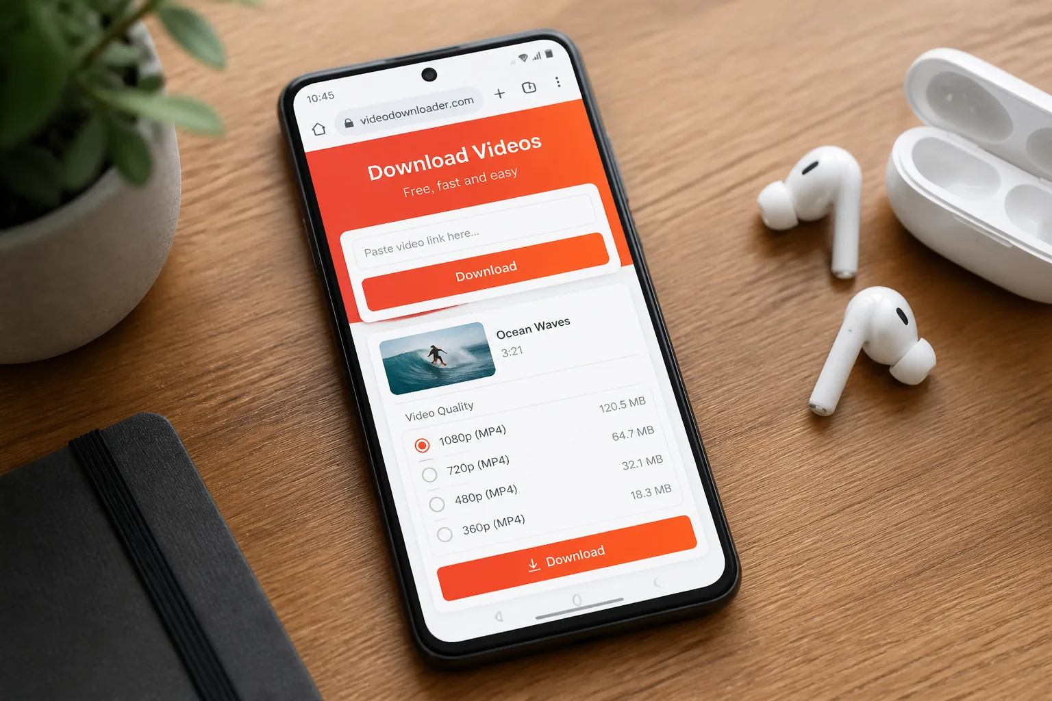 Descargar video de TikTok en Android con Tikgrabs
